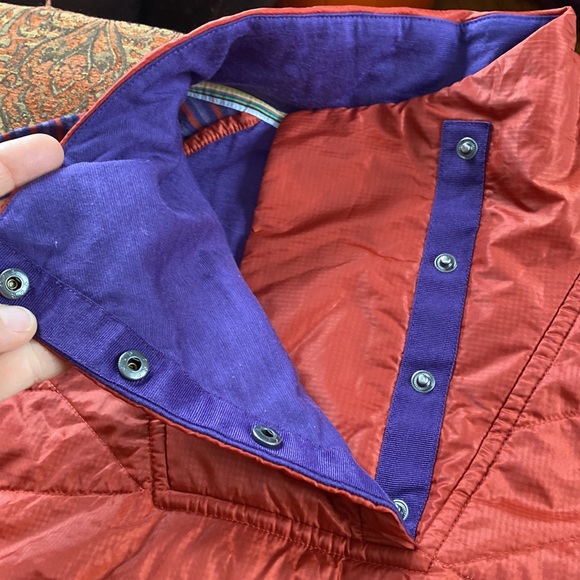 Smartwool Set double propulsion Smartloft jacket merino wool top rust purple M L - Picture 4 of 13